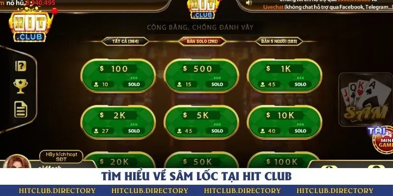 Sâm lốc online sử dụng bộ tú khơ lơ 52 lá quan thuộc